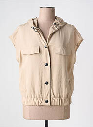 Veste casual poches beige LE COMTE femme