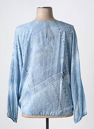 Blouse manches longues manches longues bleu MONARI femme