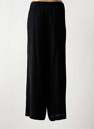 Pantalon large tissage crêpe taille normale noir DOLCEZZA femme
