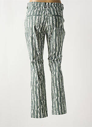 Pantalon 7/8 stretch taille normale vert ÉTYMOLOGIE femme