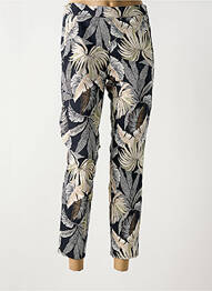 Pantalon 7/8 stretch taille normale noir FRANK WALDER femme