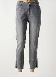 Jeans coupe slim stretch taille normale gris THOMAS RABE femme