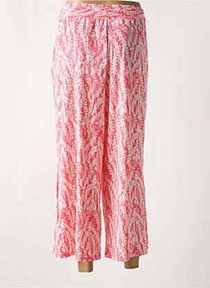 Pantalon 7/8 stretch taille normale rose MARBLE femme