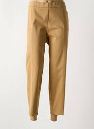 Jegging tissage popeline taille normale beige FRANK WALDER femme