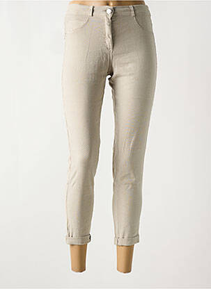 Pantalon 7/8 taille élastique taille normale gris EAST DRIVE femme