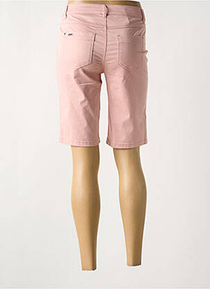 Bermuda tissage popeline taille normale rose STREET ONE femme