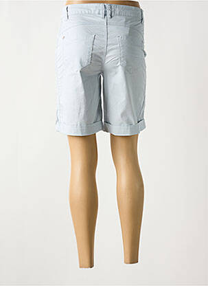 Bermuda tissage popeline taille normale bleu STREET ONE femme