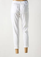 Pantalon 7/8 blanc EAST DRIVE pour femme seconde vue