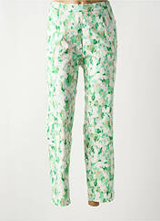 Pantalon 7/8 vert FRANK WALDER pour femme seconde vue
