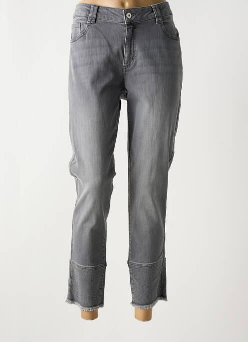 Jeans coupe slim gris THOMAS RABE pour femme