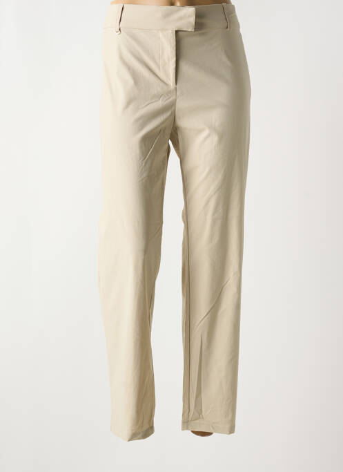 Pantalon 7/8 beige EVA KAYAN pour femme