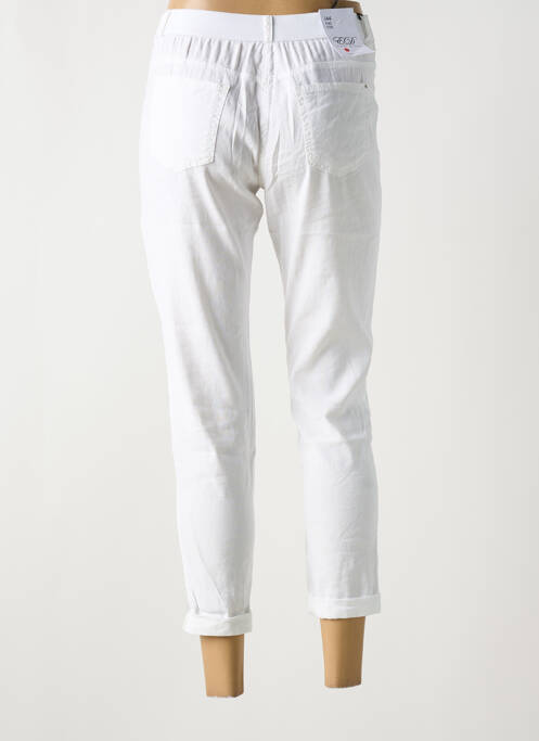 Pantalon 7/8 blanc EAST DRIVE pour femme
