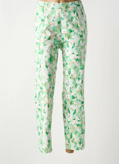 Pantalon 7/8 vert FRANK WALDER pour femme