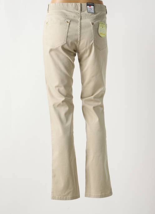 Pantalon slim beige ZERRES pour femme