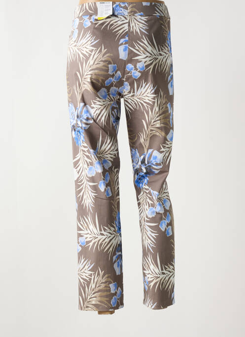 Pantalon slim marron FRANK WALDER pour femme