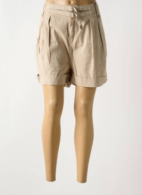 Short beige EVA KAYAN pour femme