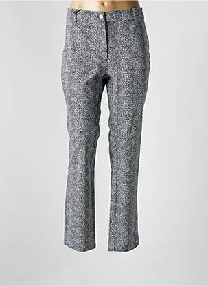 Pantalon droit stretch taille normale bleu ÉTYMOLOGIE femme