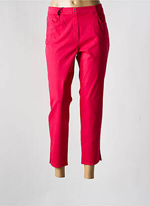 Pantalon 7/8 stretch taille normale rose EAST DRIVE femme
