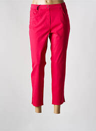 Pantalon 7/8 stretch taille normale rose EAST DRIVE femme