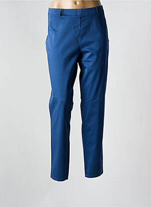 Pantalon droit stretch taille normale bleu EAST DRIVE femme