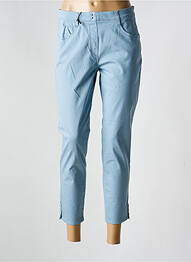 Pantalon 7/8 stretch taille normale bleu EAST DRIVE femme