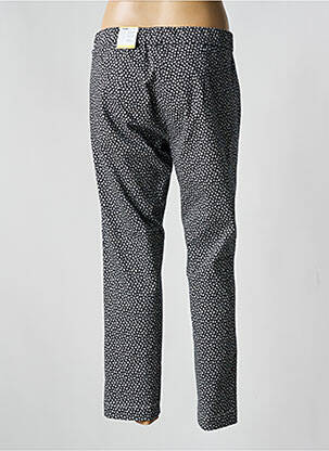 Pantalon droit stretch taille normale noir FRANK WALDER femme