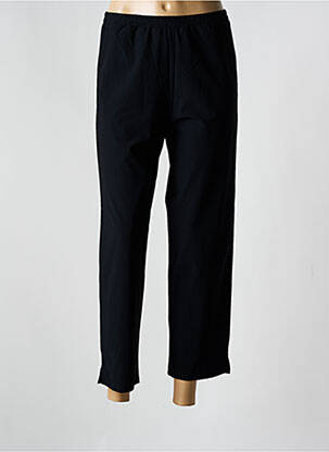 Pantalon 7/8 stretch taille normale noir FRANCK ANNA femme