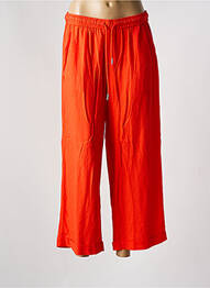 Pantalon large poches taille normale orange IN WEAR femme