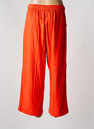 Pantalon large poches taille normale orange IN WEAR femme