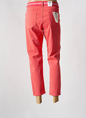 Pantalon 7/8 stretch taille normale rouge ANGELS femme