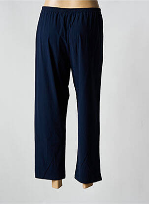 Pantalon droit stretch taille normale bleu FRANCK ANNA femme