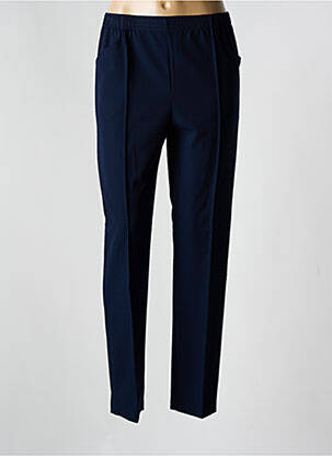 Pantalon slim taille élastique taille normale bleu GRIFFON femme