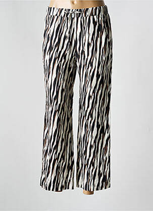 Pantalon droit taille élastique noir ZERRES femme