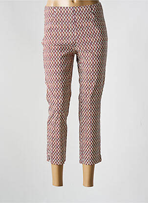 Pantacourt orange ADELINA BY SCHEITER pour femme