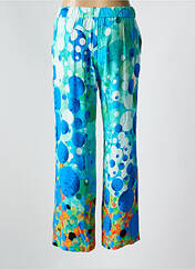 Pantalon droit bleu DOLCEZZA pour femme seconde vue