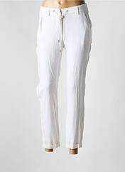Pantalon slim blanc EVA KAYAN pour femme seconde vue