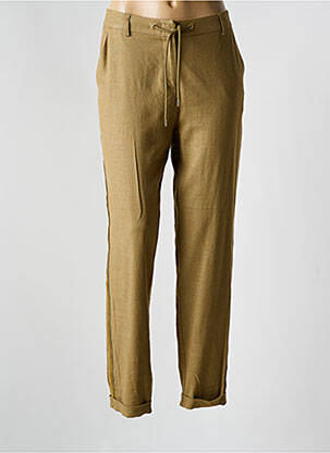 Pantalon slim vert EVA KAYAN pour femme