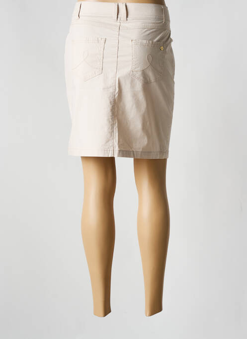 Jupe courte beige ÉTYMOLOGIE pour femme