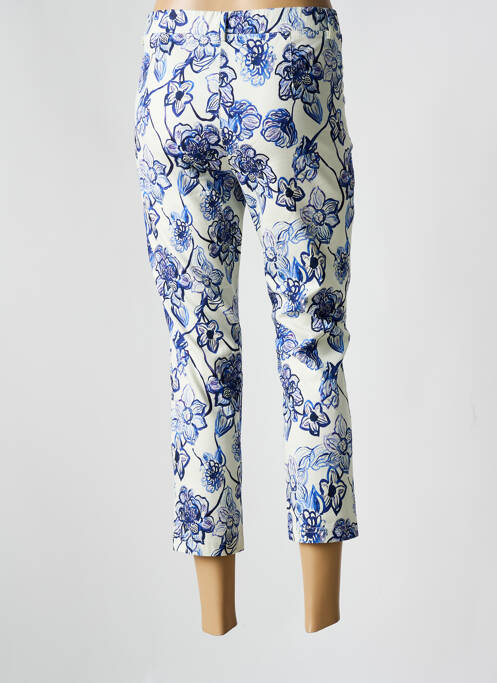 Pantacourt bleu ADELINA BY SCHEITER pour femme