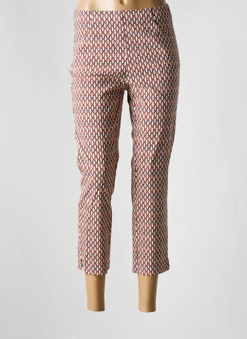 Pantacourt orange ADELINA BY SCHEITER pour femme