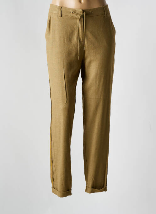 Pantalon slim vert EVA KAYAN pour femme