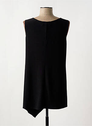 Top stretch sans manche noir FRANK LYMAN femme