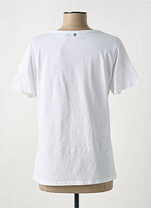 T-shirt imprimé fantaisie manches courtes blanc MARC AUREL femme