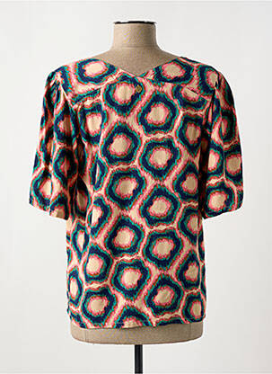 Blouse manches courtes manches courtes vert LOLA ESPELETA femme