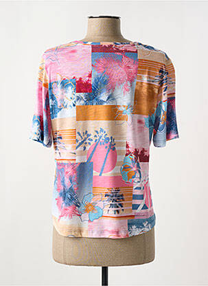 T-shirt imprimé fantaisie manches courtes rose THOMAS RABE femme