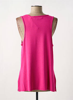 Débardeur stretch sans manche rose LOLA CASADEMUNT femme