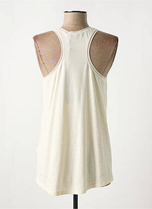 Débardeur col rond sans manche beige MARC AUREL femme