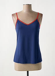 Débardeur stretch sans manche bleu FUEGO WOMAN femme