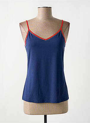 Débardeur stretch sans manche bleu FUEGO WOMAN femme