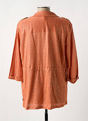 Veste casual coupe droite orange ANANKE femme